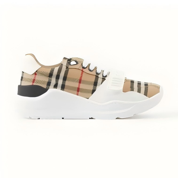 Burberry Check and Leather Sneakers CB60330191