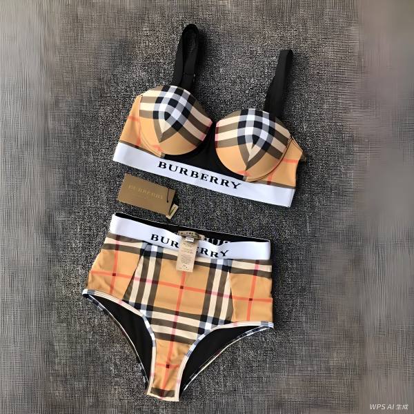 Burberry High Waisted Bikini Set AO55040035