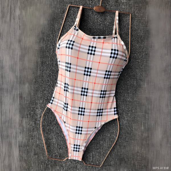 Burberry Delia Check One-Piece Swimsuit AO70040012