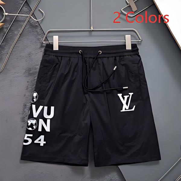 Louis Vuitton "1854" Embroidered Globe Logo Shorts AO80045135