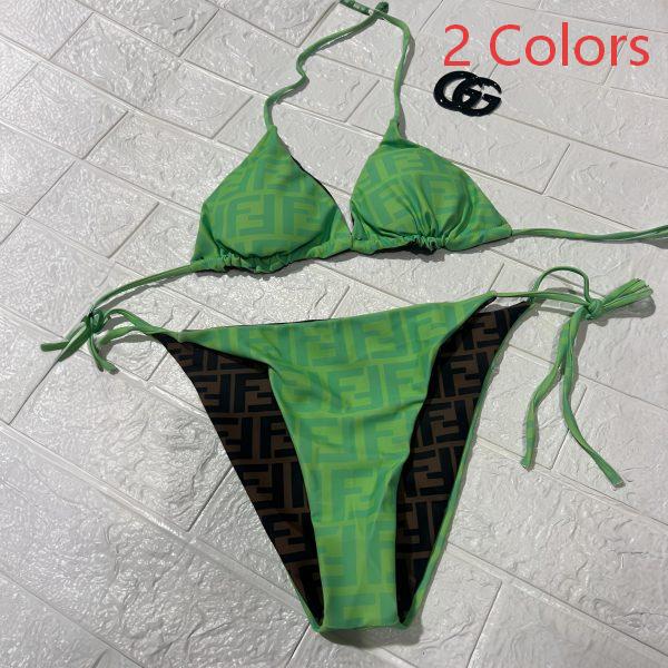 Fendi Reversible FF Motif Triangle Bikini Set AO55031035