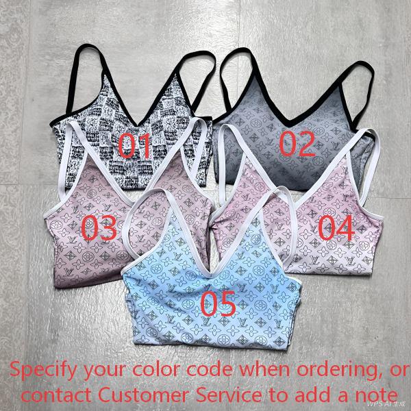 Louis Vuitton Monogram Technical Jersey Bralette & Crop Top Collection AO70045037