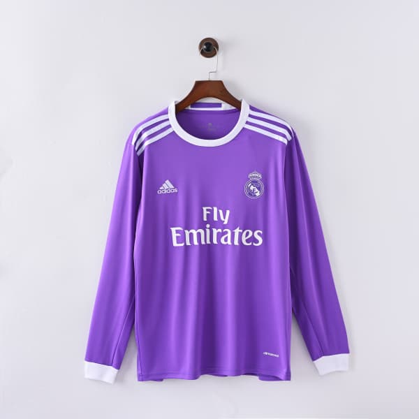Real Madrid 16/17 Away Long Sleeve Jersey F010070337