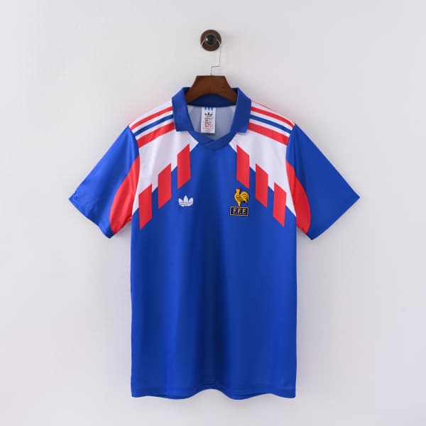 France 88/89 Home Jersey F011050304