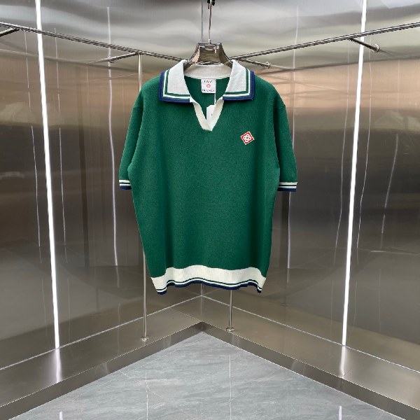 Casablanca Cotton Bouclé Polo Shirt AA40046042