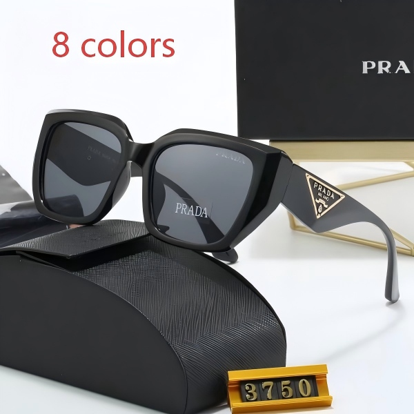 Prada 3750 Symbole Geometric Square Sunglasses DO55101023