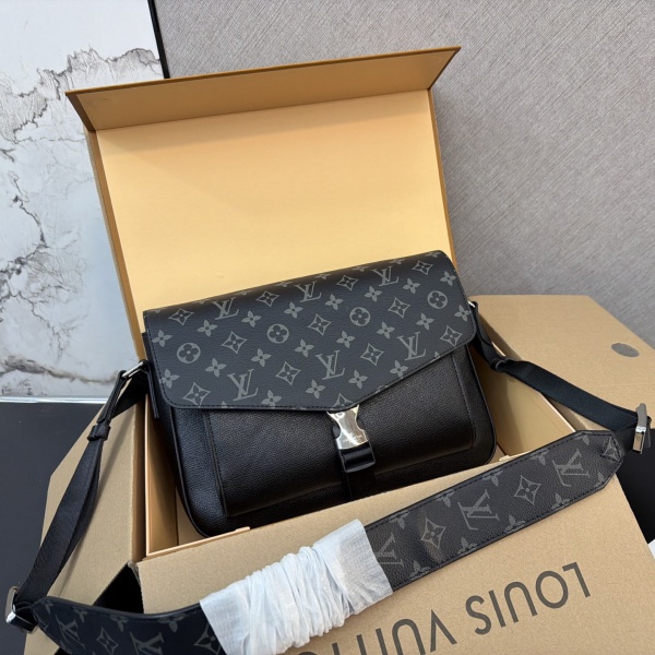 Louis Vuitton Monogram Eclipse Voyager Messenger MM Bag BB10001288